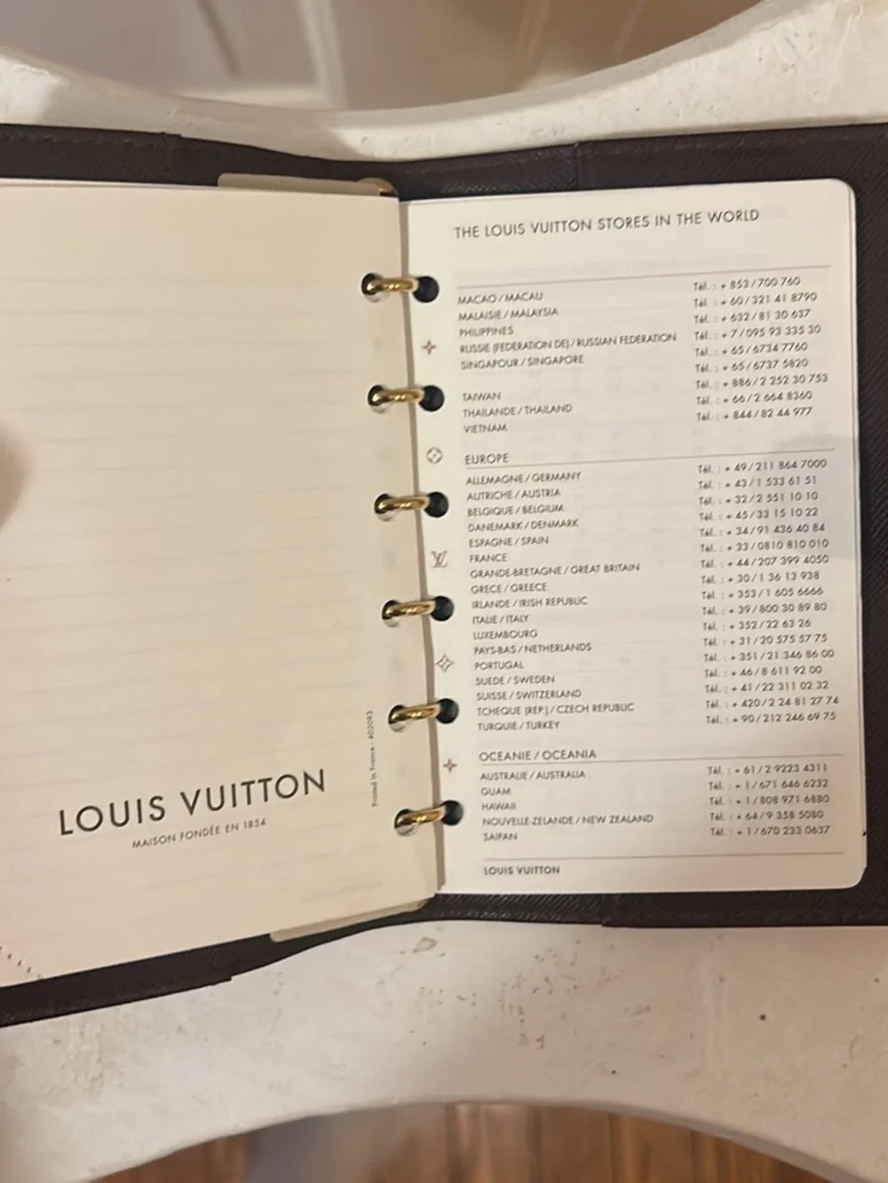 Louis Vuitton Monogram Mini Lin Agenda PM Planner Cover & Address Book in Cerise